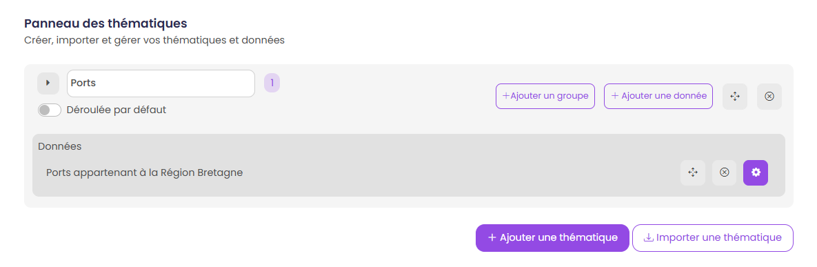 Donnée ajoutée