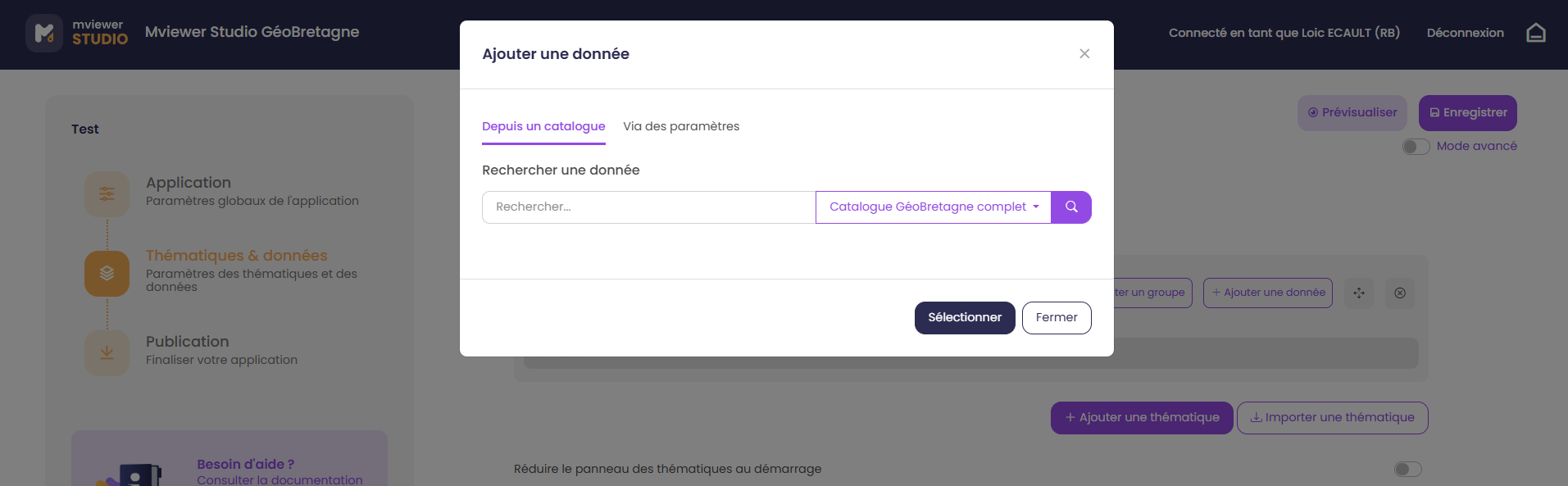 Ajouter une donnée